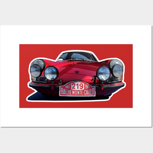 911 Rally Monte Carlo Wall Art by NeuLivery